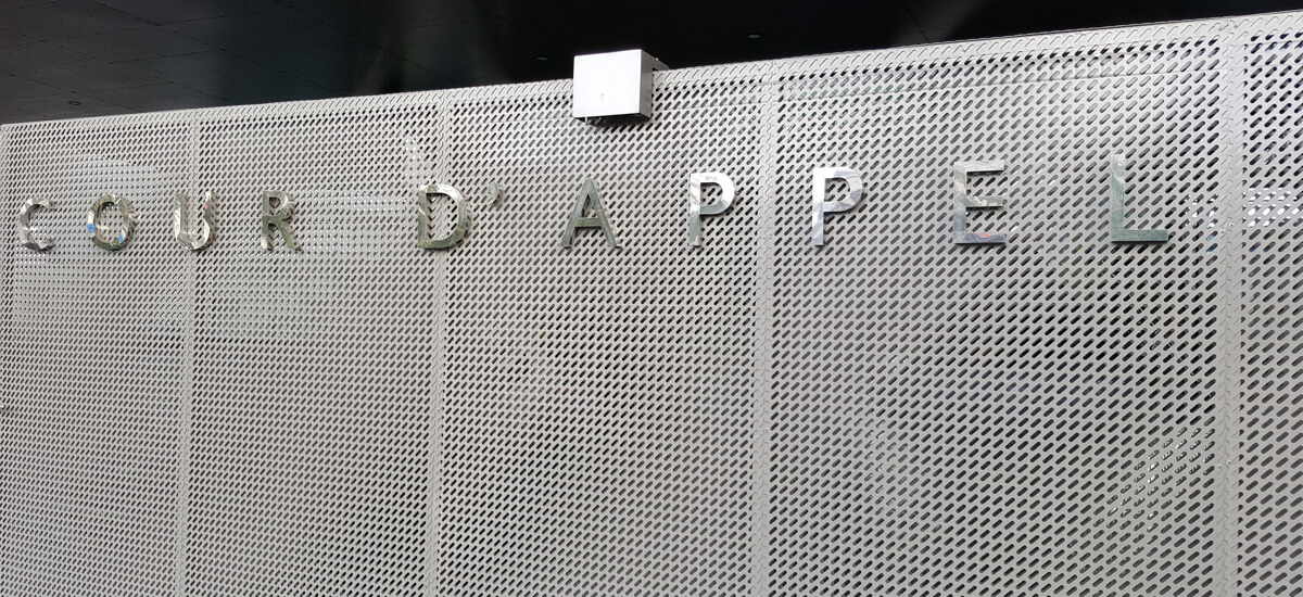 Signalétique extérieure en lettre aluminium