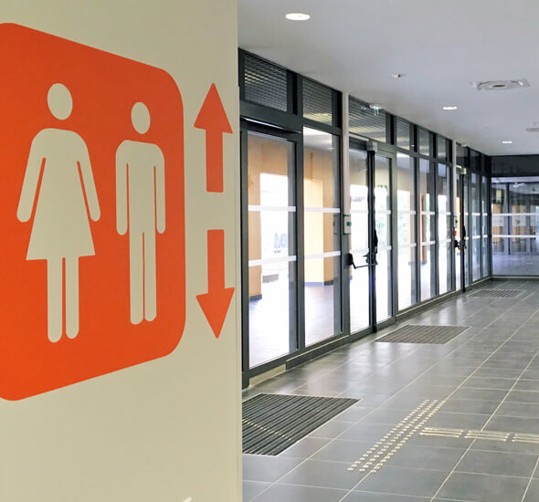 Pictogramme de signalétique intérieure